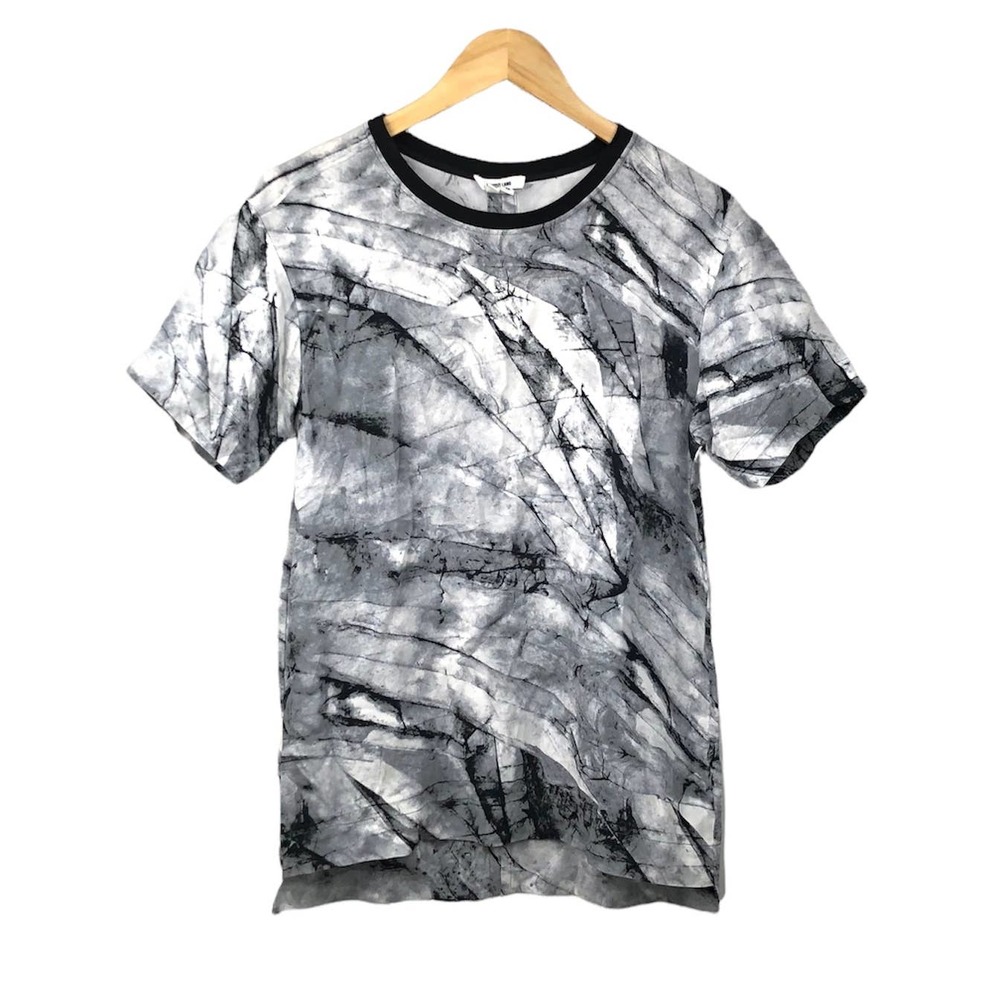 HELMUT LANG Silk Short Sleeve Blouse Size XS/Small